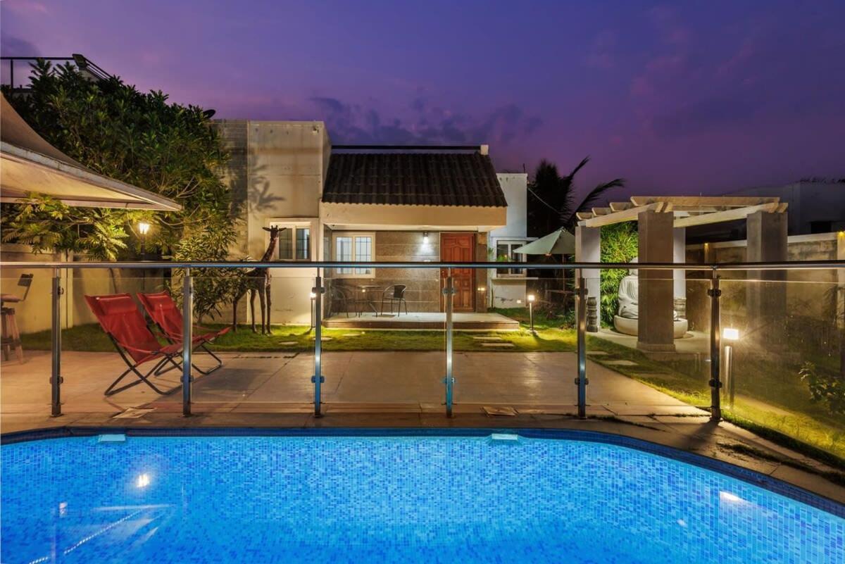 Blue Nest By Stayjadeparty Villalawn Hosur Exterior photo